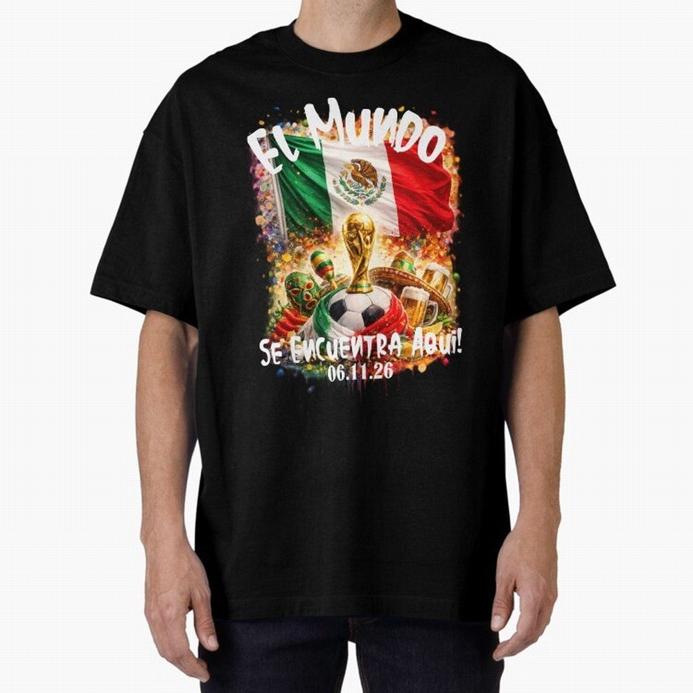World Cup 2026 Oversized T-Shirt Support the Legends of FIFA World Cup 2026 USA Canada Mexico Highlighting Haaland and Mbappe, England and Germany Energy, Football History, Final Match Energy, Crowd Noise and Once in a Lifetime Moments; Built for