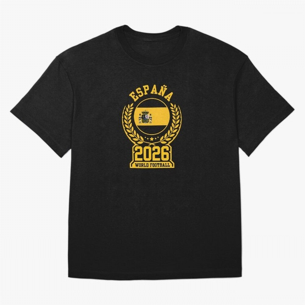 Spain World Football 2026 T-Shirt_87604013 Oversized T-Shirt Make Your Look Match FIFA World Cup 2026 Group Stage Spirit, Celebrating Spain, CR7, Game Day Rituals, Football Legends, Country Pride and the Road to the Final; Perfect for People Who