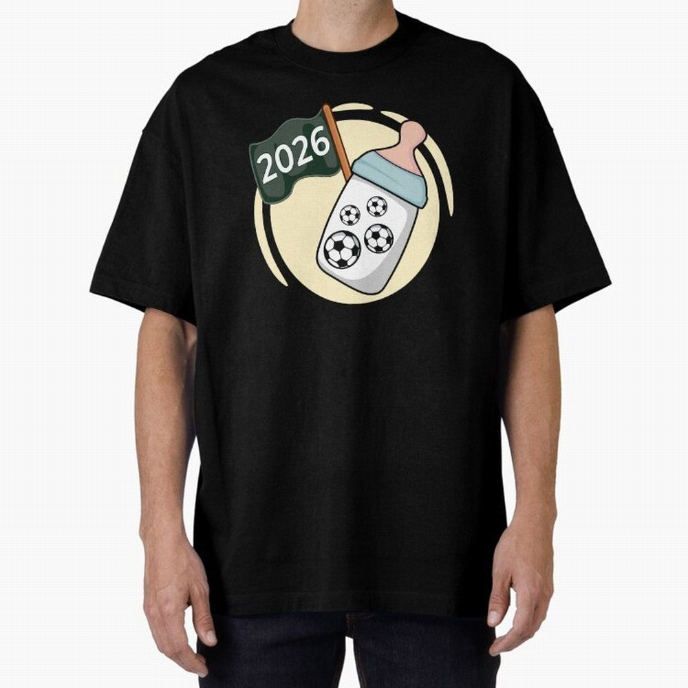 Baby 2026 FOOTBALL Oversized T-Shirt Bring Home FIFA World Cup 2026 USA Canada Mexico Driven by Messi, CR7 and Mbappe, England and Germany Energy, Retro Football Energy, Iconic Rivalries, Trophy Chase Drama and Stadium Atmosphere; Built for