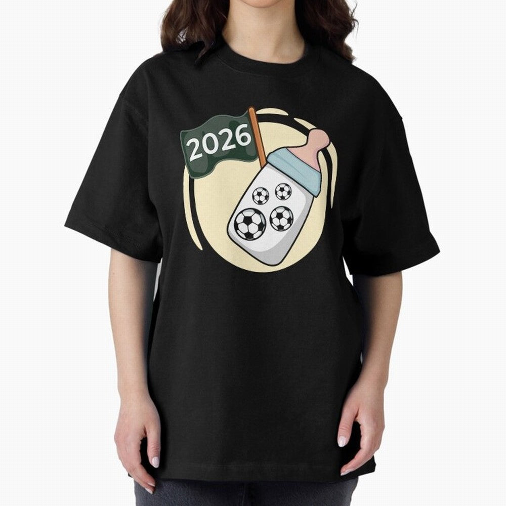 Baby 2026 FOOTBALL Oversized T-Shirt Bring Home FIFA World Cup 2026 USA Canada Mexico Driven by Messi, CR7 and Mbappe, England and Germany Energy, Retro Football Energy, Iconic Rivalries, Trophy Chase Drama and Stadium Atmosphere; Built for