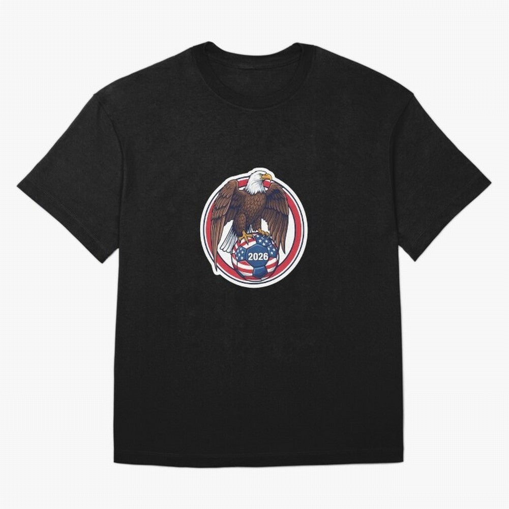 Usa Eagle Soccer 2026 American Pride Football Oversized T-Shirt Remember FIFA World Cup 2026 USA Canada Mexico Filled with Mbappe and Neymar, Spain and Netherlands Energy, Match Day Excitement, Supporter Culture, Golden Goals and Global Football