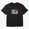 2026 Soccer Play Game Year Players Oversized T-Shirt Join FIFA World Cup 2026 USA Canada Mexico Connected to Haaland, Portugal, Spain and Germany Energy, Vintage Soccer Flavor, Modern Football Stars, National Flags and Final Night Emotion; Created
