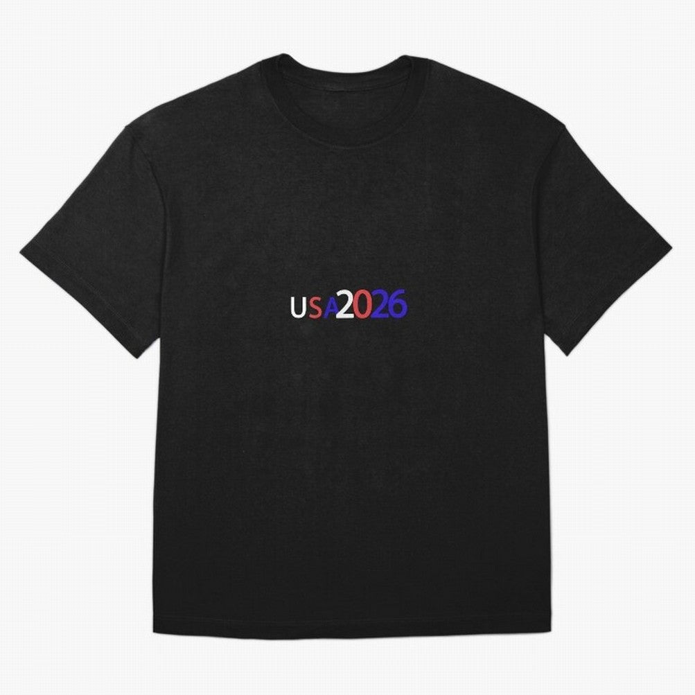 USA 2026 Oversized T-Shirt Represent Football Lovers during FIFA World Cup 2026 Made for CR7 and Messi, Brazil, Portugal and Argentina Energy, Football History, Final Match Energy, Crowd Noise and Once in a Lifetime Moments; Made for Die Hard