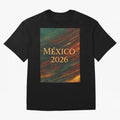 Mexico 2026 Arc of Color - Elegant and Luxury Design for Soccer Fans Oversized T-Shirt Celebrate Unforgettable Nights in FIFA World Cup 2026 Spirit, Built around Argentina and Brazil, Neymar, Haaland and Cristiano Ronaldo, Tournament Hype, Historic