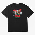 USA Canada Mexico Soccer Cup Oversized T-Shirt Spotlight FIFA World Cup 2026 for Fans of Messi, CR7 and Mbappe and Portugal, Bringing Global Supporter Spirit, Legendary Goals, National Colors and Tournament Celebration; Perfect for People Who Love