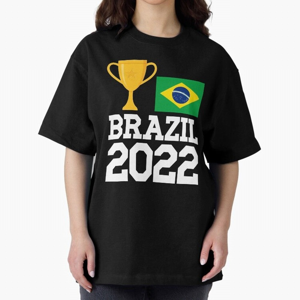 Brazil Soccer Team Fan Football Brazilian Flag 2022 T-Shirt - Brazil T shirt Soccer - Brazil Flag Vintage - Brazilian Oversized T-Shirt Remember Iconic Moments from Global Football Passion for FIFA World Cup 2026 USA Canada Mexico, Built around