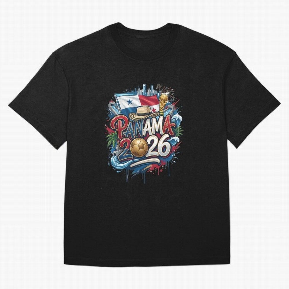 Panama World Cup 2026 Football Legacy Oversized T-Shirt Make Memories around Match Day Hype around FIFA World Cup 2026 Group Stage, Messi, CR7 and Mbappe, England, France and Netherlands, Soccer Culture, Superstar Moments, National Team Dreams and