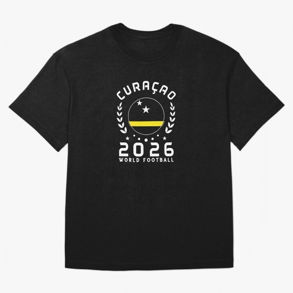 World Cup 2026 Curacao Football Fan Curacaoan Supporter T-Shirt_85310550 Oversized T-Shirt Create the FIFA World Cup 2026 USA Canada Mexico Journey through Messi, CR7 and Mbappe Highlights, England Pride, Sports Nostalgia, International