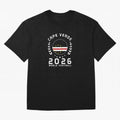 World Cup 2026 Cape Verde Football Fan Cape Verdean Supporter Gift T-Shirt_85310196 Oversized T-Shirt Represent Fans Who Live for FIFA World Cup 2026 Group Stage Featuring Messi, CR7 and Mbappe, Brazil Energy, Goal Celebration Energy, Supporter