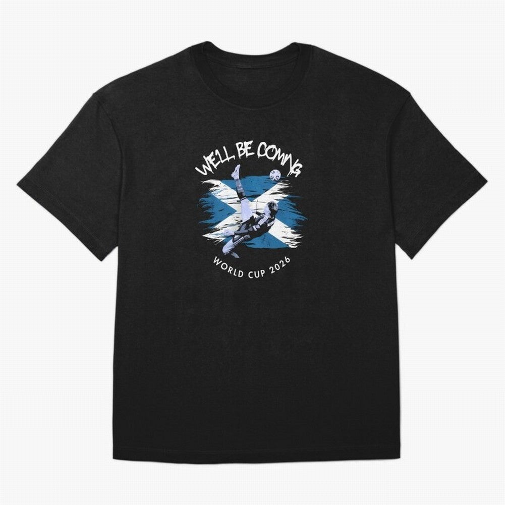 We'll be coming 2026 - Tartan Army Returns T-Shirt_83870751 Oversized T-Shirt Join the Global Buzz around the FIFA World Cup 2026 Group Stage Journey through Neymar, Haaland and Cristiano Ronaldo Highlights, Portugal Pride, Stadium Chants, National