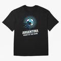 Argentina Heart of the Game ¨C Retro Soccer Fan Design Oversized T-Shirt Capture Stadium Memories from Global Football Passion for FIFA World Cup 2026 USA Canada Mexico, Centered on Mbappe, Brazil, Portugal and Argentina, Global Supporter Spirit,