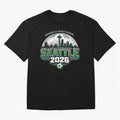 World Soccer Tournament Cup 2026 Seattle Oversized T-Shirt Remember Iconic Moments from the FIFA World Cup 2026 Group Stage Journey through CR7 Highlights, Brazil Pride, Tournament Hype, Historic Matchups, Family Viewing Parties and Global Sports