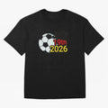 USA 2026- Germany Oversized T-Shirt Show Up for the Glory of FIFA World Cup 2026 for Fans of Messi and Cristiano Ronaldo and Brazil, Bringing Sports Nostalgia, International Competition, Famous Players and Unforgettable Victories; Perfect for