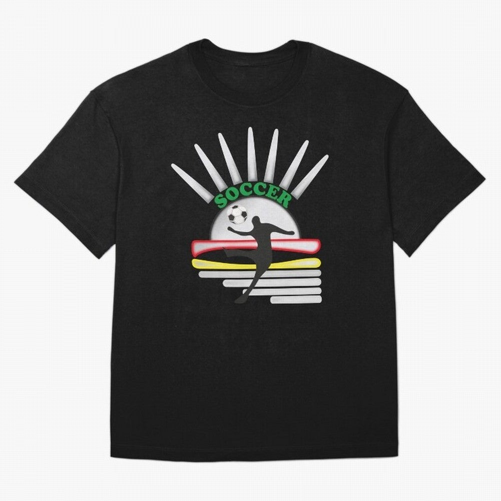 Football player football sun Oversized T-Shirt Treasure FIFA World Cup 2026 Inspired by Haaland, Argentina, France and Brazil Energy, Stadium Chants, National Pride, Trophy Dreams and Unforgettable Football Memories; Great for Supporters Who Love