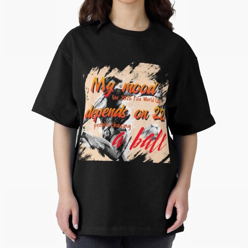 2026 World Cup T-shirt Oversized T-Shirt Capture Stadium Memories from the FIFA World Cup 2026 Group Stage Journey through Cristiano Ronaldo Highlights, France and Portugal Pride, Soccer Culture, Superstar Moments, National Team Dreams and