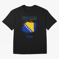 BOSNIA WORLD CUP 2026 Oversized T-Shirt Show Your Love for FIFA World Cup 2026 Spirit, Highlighting Spain, CR7 and Messi, Vintage Soccer Flavor, Modern Football Stars, National Flags and Final Night Emotion; Perfect for People Who Love Argentina,