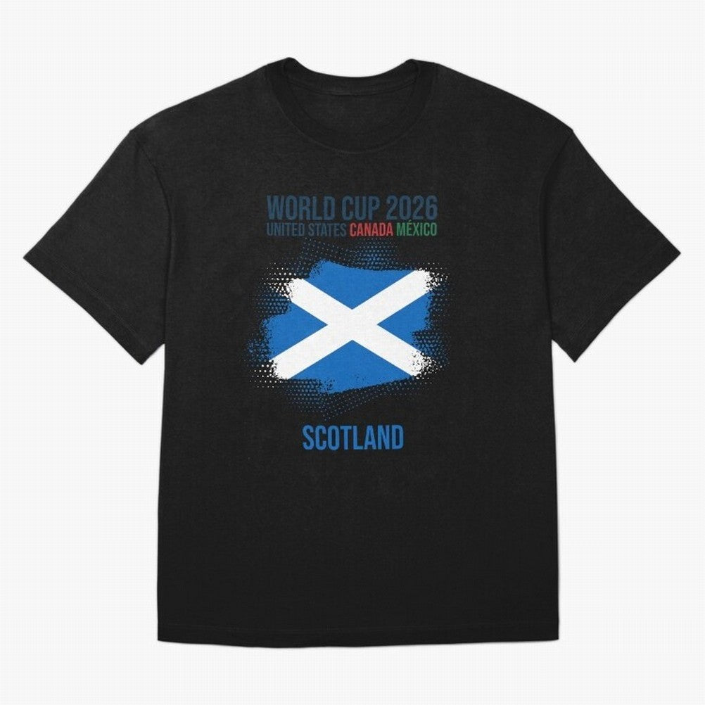 SCOTLAND WORLD CUP 2026 Oversized T-Shirt Celebrate Global Passion for FIFA World Cup 2026 Group Stage Built around Haaland and Mbappe, Spain Energy, Stadium Chants, National Pride, Trophy Dreams and Unforgettable Football Memories; Perfect for