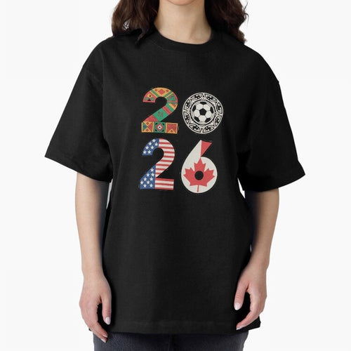 2026 Football Countries Design ¨C USA, Canada & Mexico Inspired Art Oversized T-Shirt Make Every Kick Count in Match Day Hype around FIFA World Cup 2026 USA Canada Mexico, Haaland, Germany, Fan Favorite Moments, National Team Passion, Big Match