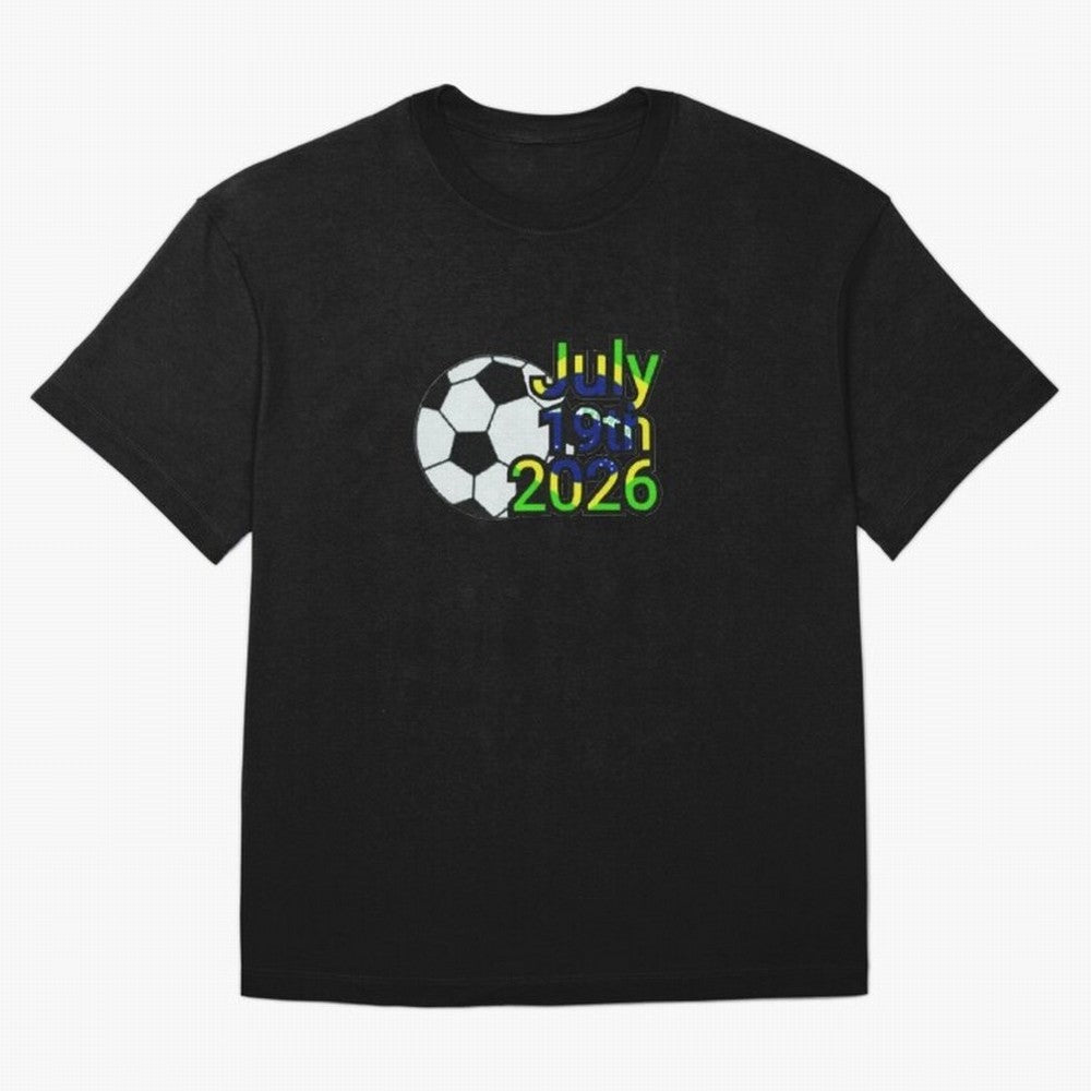 USA 2026- Brazil Oversized T-Shirt Showcase FIFA World Cup 2026 USA Canada Mexico for Fans of Mbappe and Neymar and Netherlands, Bringing Tournament Hype, Historic Matchups, Family Viewing Parties and Global Sports Pride; Perfect for Supporters Who