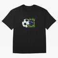 USA 2026- Brazil Oversized T-Shirt Showcase FIFA World Cup 2026 USA Canada Mexico for Fans of Mbappe and Neymar and Netherlands, Bringing Tournament Hype, Historic Matchups, Family Viewing Parties and Global Sports Pride; Perfect for Supporters Who