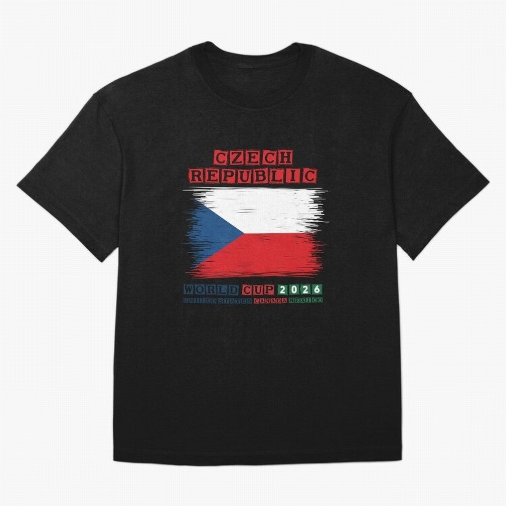 Czech Republic WORLD CUP 2026 Oversized T-Shirt Showcase FIFA World Cup 2026 Inspired by Messi and Cristiano Ronaldo, Netherlands Energy, Supporter Pride, Iconic Celebrations, Legendary Names and Global Match Day Energy; Created for Match Day