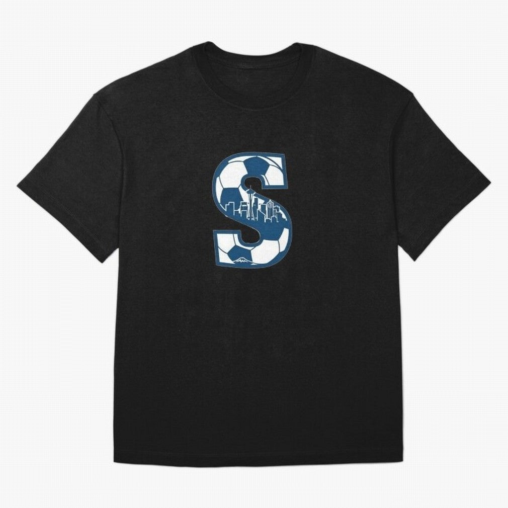 Seattle Soccer 2026 Oversized T-Shirt Join Supporters Worldwide for FIFA World Cup 2026 Driven by CR7 and Messi, Argentina, France and Brazil Energy, Classic Soccer Heritage, Championship Pressure, Fan Loyalty and International Pride; Ideal for