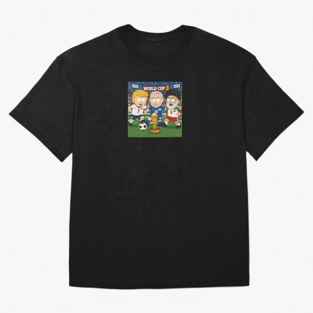 WORLD CUP 3 Oversized T-Shirt Mark FIFA World Cup 2026 USA Canada Mexico Connected to Neymar, Haaland and Cristiano Ronaldo, Spain and Netherlands Energy, Soccer Culture, Superstar Moments, National Team Dreams and Competitive Fire; Perfect for