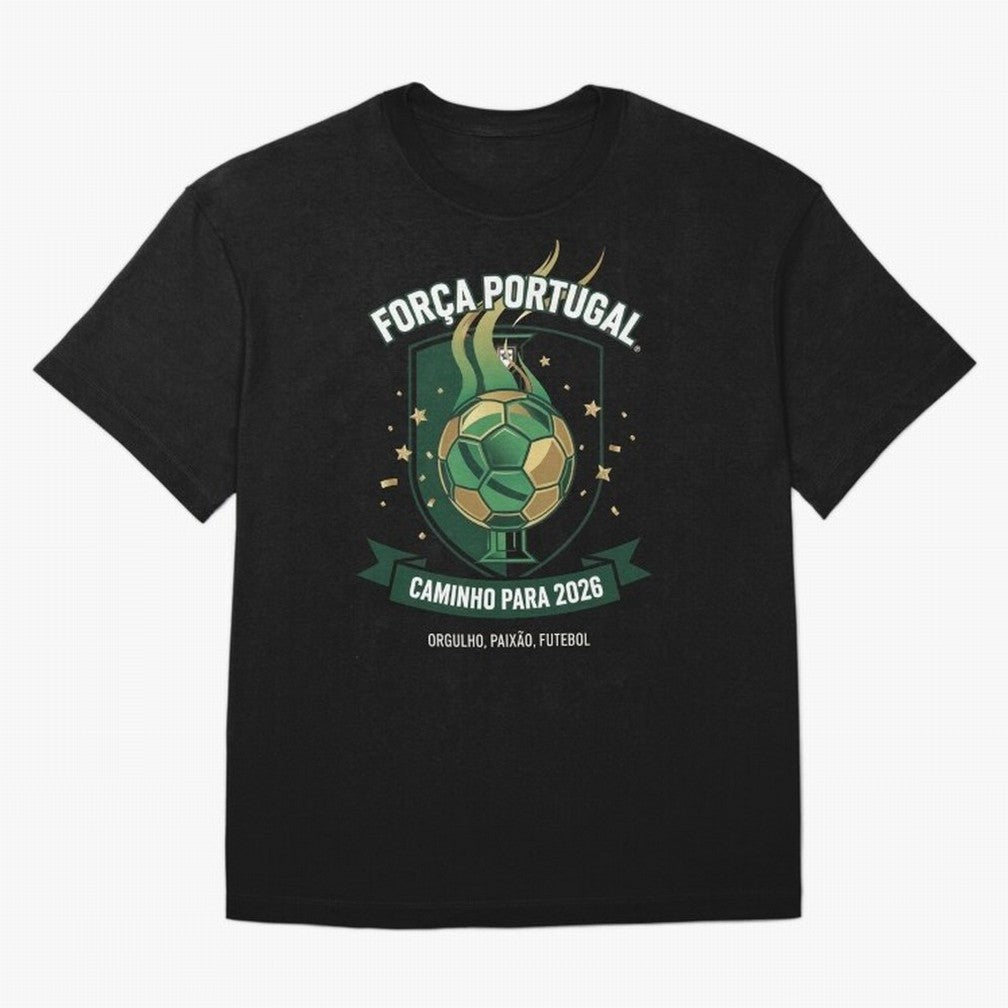 Portugal World Cup 2026 Fan Art Oversized T-Shirt Discover Match Day Hype around FIFA World Cup 2026 USA Canada Mexico, Neymar, Germany, Soccer Culture, Superstar Moments, National Team Dreams and Competitive Fire; Ideal for Passionate Fans Who
