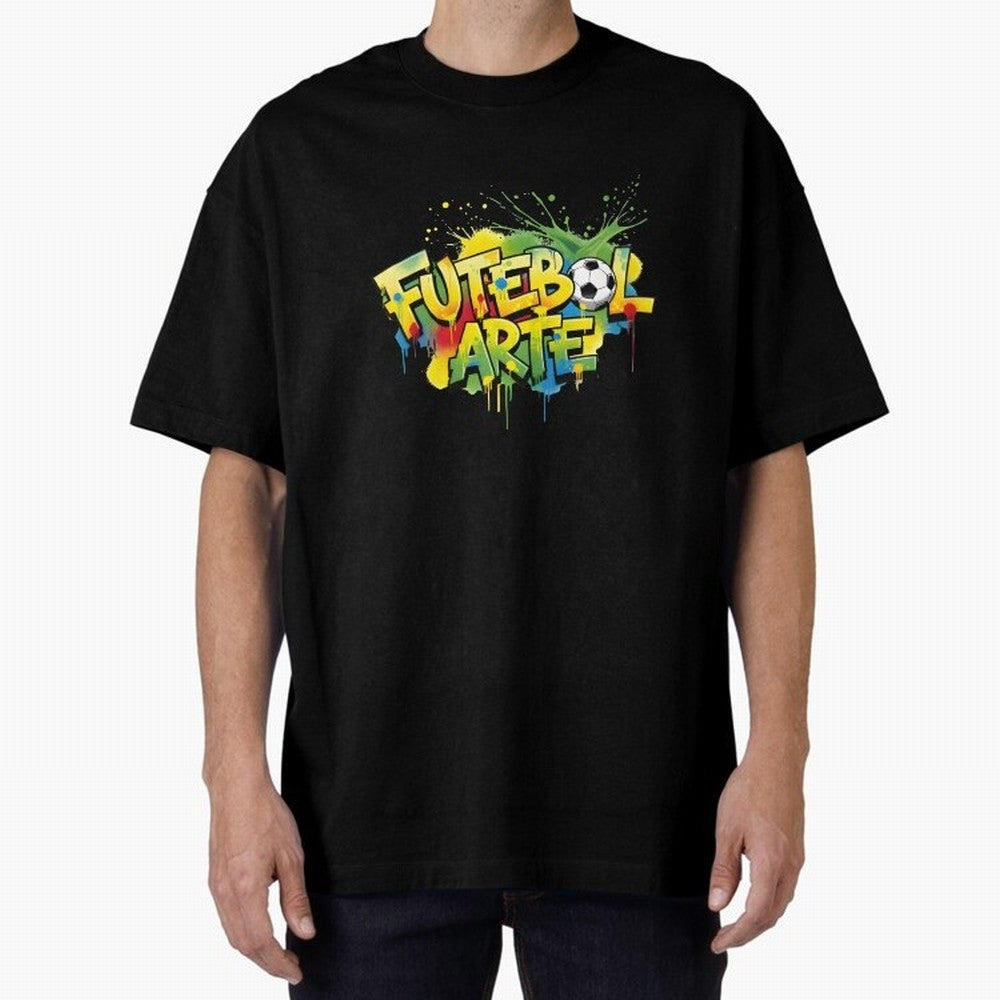 Brazil - World Cup 2026 Oversized T-Shirt Spotlight Match Day Hype around FIFA World Cup 2026 Group Stage, Cristiano Ronaldo, England and Germany, Worldwide Fan Energy, Dramatic Goals, Stadium Lights and Championship Celebrations; Perfect for