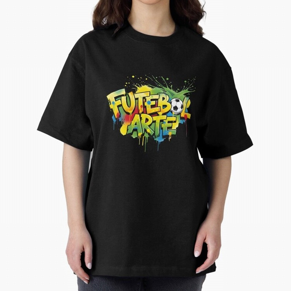 Brazil - World Cup 2026 Oversized T-Shirt Spotlight Match Day Hype around FIFA World Cup 2026 Group Stage, Cristiano Ronaldo, England and Germany, Worldwide Fan Energy, Dramatic Goals, Stadium Lights and Championship Celebrations; Perfect for