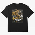 Let The Games Begin-World Cup Soccer @026 Oversized T-Shirt Upgrade Global Football Passion for FIFA World Cup 2026 USA Canada Mexico, Filled with Mbappe, Portugal, Vintage Soccer Flavor, Modern Football Stars, National Flags and Final Night