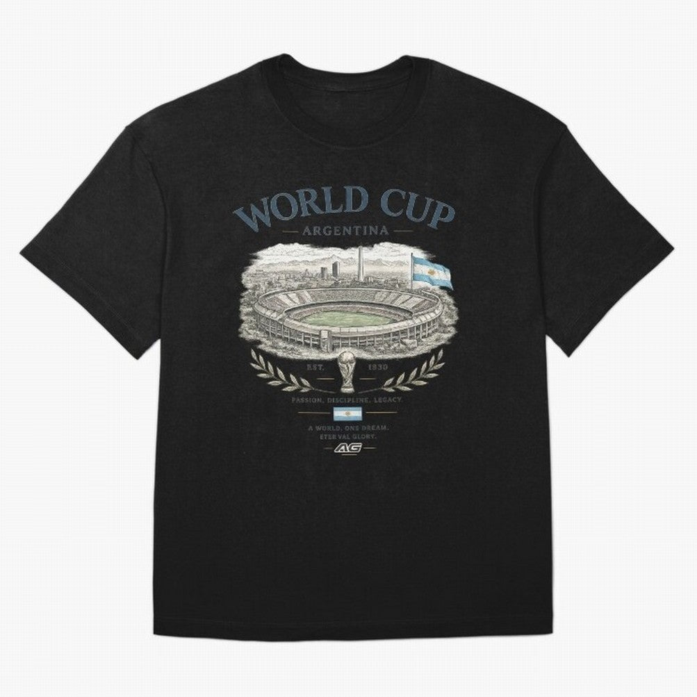 Argentina World Cup Vintage Streetwear Oversized T-Shirt Share FIFA World Cup 2026 USA Canada Mexico with Haaland and Mbappe, Argentina Energy, Game Day Rituals, Football Legends, Country Pride and the Road to the Final; Perfect for Fans,