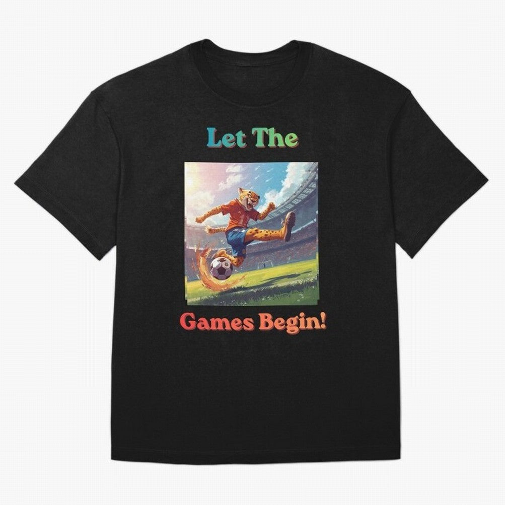 Let The Games Begin ¨C World Cup Soccer 2026 Oversized T-Shirt Celebrate Rivalries and Pride in FIFA World Cup 2026 Group Stage for Fans of Messi and Brazil, Bringing Football Passion, Legendary Performances, Festival Vibes and Supporter Community;
