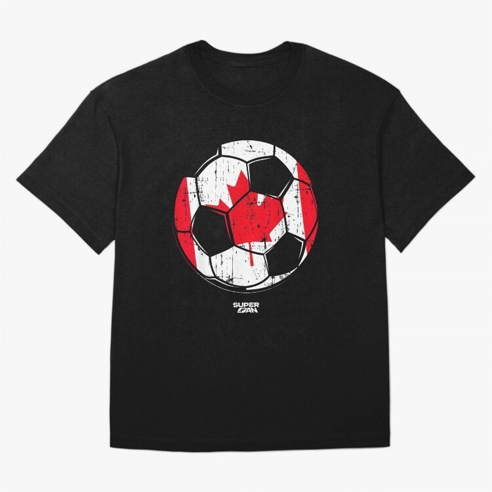 2026 Canada Soccer Fan World Cup Oversized T-Shirt Represent Football Lovers during the FIFA World Cup 2026 Journey through Messi and Cristiano Ronaldo Highlights, France and Portugal Pride, Football Festival Excitement, Trophy Ambitions, Country