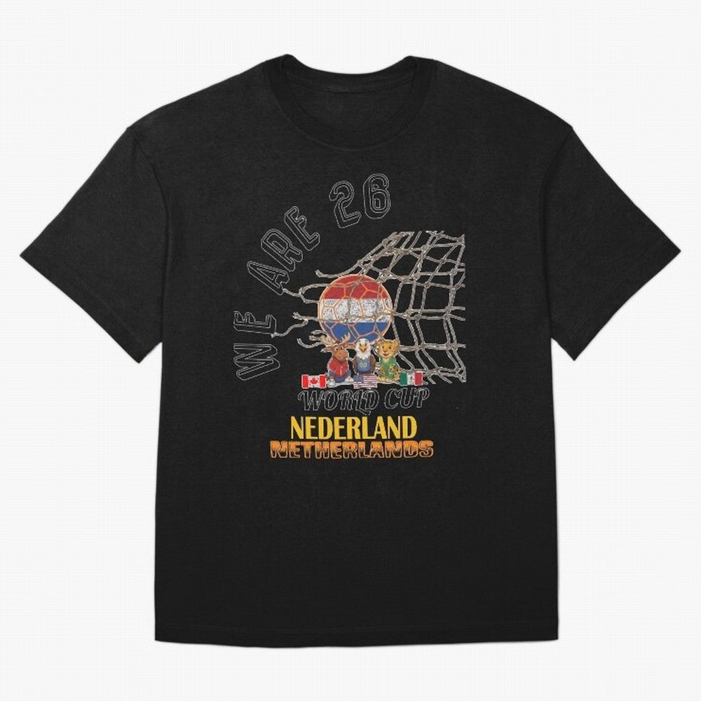 World cup 26 - Netherlands Oversized T-Shirt Showcase FIFA World Cup 2026 for Fans of Haaland and Portugal, Spain and Germany, Bringing Match Day Excitement, Supporter Culture, Golden Goals and Global Football Passion; Perfect for Fans, Collectors,