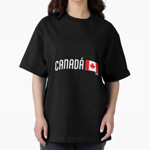 2026 Canada Soccer Fan World Cup Oversized T-Shirt Represent Fans Who Live for the FIFA World Cup 2026 Journey through Cristiano Ronaldo, Haaland and CR7 Highlights, England, France and Netherlands Pride, Goal Celebration Energy, Supporter