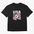 2026 Cup Flag Soccer Pride Fun Family USA Oversized T-Shirt Join Supporters Worldwide for FIFA World Cup 2026 USA Canada Mexico Connected to Cristiano Ronaldo, Spain and Netherlands Energy, Football Festival Excitement, Trophy Ambitions, Country