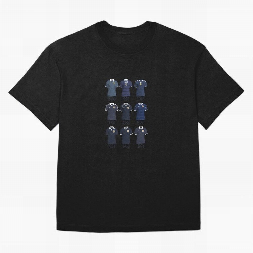 Scotland World Cup Kits Oversized T-Shirt Make Memories around FIFA World Cup 2026 USA Canada Mexico Capturing Messi, Neymar and Mbappe, Argentina, France and Brazil Energy, Global Supporter Spirit, Legendary Goals, National Colors and Tournament