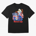 USA 2026 WORLD CUP Oversized T-Shirt Show Fan Pride Across the FIFA World Cup 2026 Journey through Haaland and Mbappe Highlights, Portugal Pride, Champion Mindset, Group Stage Buzz, Knockout Tension and Passionate Fan Culture; Perfect for Fans,