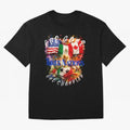 2026 World Cup Oversized T-Shirt Represent Fans Who Live for FIFA World Cup 2026 USA Canada Mexico Driven by Messi, CR7 and Mbappe, England and Germany Energy, Sports Nostalgia, International Competition, Famous Players and Unforgettable Victories;