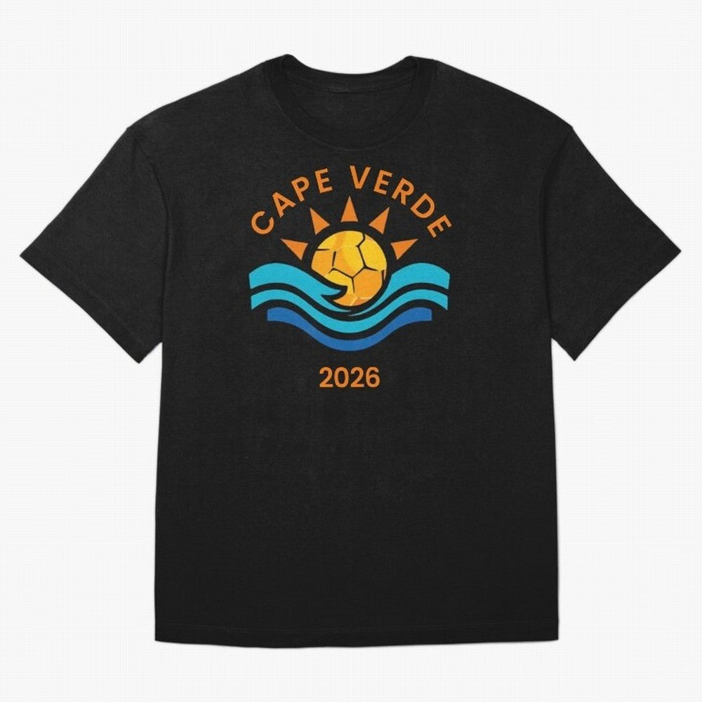 Cape Verde 2026 Oversized T-Shirt Celebrate Classic Football Spirit in FIFA World Cup 2026 Spirit, Connected to Spain and Netherlands, Messi, Neymar and Mbappe, Football Passion, Legendary Performances, Festival Vibes and Supporter Community; Great