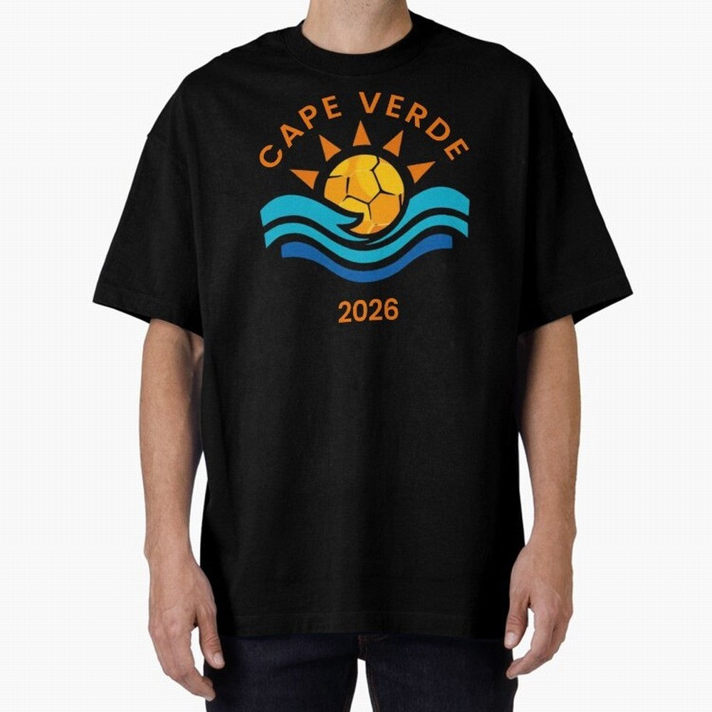 Cape Verde 2026 Oversized T-Shirt Celebrate Classic Football Spirit in FIFA World Cup 2026 Spirit, Connected to Spain and Netherlands, Messi, Neymar and Mbappe, Football Passion, Legendary Performances, Festival Vibes and Supporter Community; Great