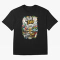 DAI DAI DESIGN FIFA 2026 Oversized T-Shirt Feel Global Football Passion for FIFA World Cup 2026 USA Canada Mexico, Featuring CR7 and Messi, France and Portugal, Football Festival Excitement, Trophy Ambitions, Country Rivalries and Star Player Buzz;