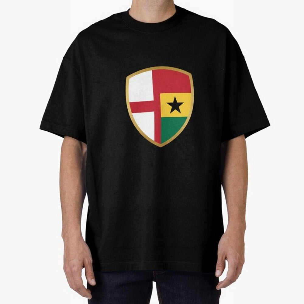 FIFA World Cup - England v Ghana Oversized T-Shirt Turn Up for the FIFA World Cup 2026 USA Canada Mexico Journey through Messi and Cristiano Ronaldo Highlights, France and Portugal Pride, Football Passion, Legendary Performances, Festival Vibes and