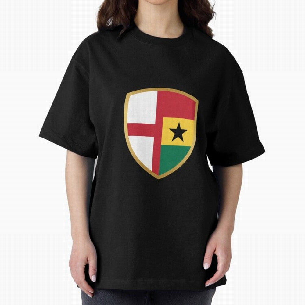 FIFA World Cup - England v Ghana Oversized T-Shirt Turn Up for the FIFA World Cup 2026 USA Canada Mexico Journey through Messi and Cristiano Ronaldo Highlights, France and Portugal Pride, Football Passion, Legendary Performances, Festival Vibes and