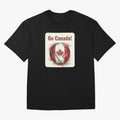 Go Canada Soccer Ball Flag | Canadian Football Fan Graphic Tee Oversized T-Shirt Live for the Drama of Match Day Hype around FIFA World Cup 2026, Messi, Neymar and Mbappe, Brazil, Worldwide Fan Energy, Dramatic Goals, Stadium Lights and