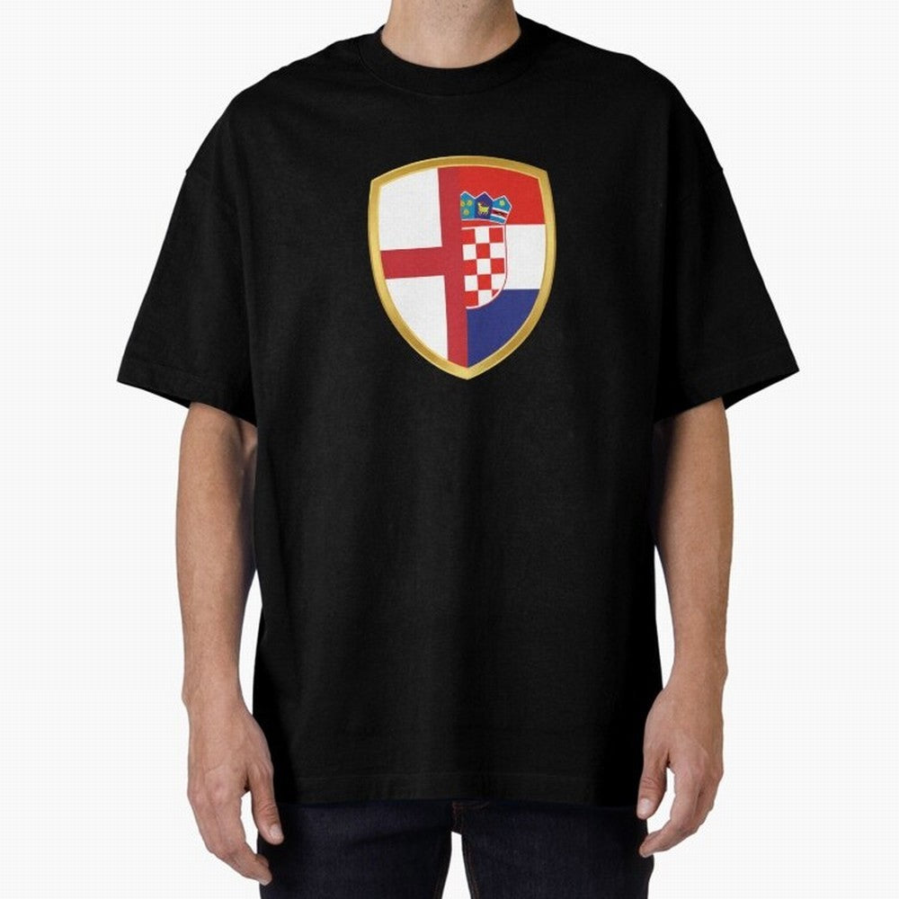 FIFA World Cup - England v Croatia Oversized T-Shirt Support FIFA World Cup 2026 Group Stage Spirit, with England, France and Netherlands, CR7 and Messi, Soccer Culture, Superstar Moments, National Team Dreams and Competitive Fire; Built for