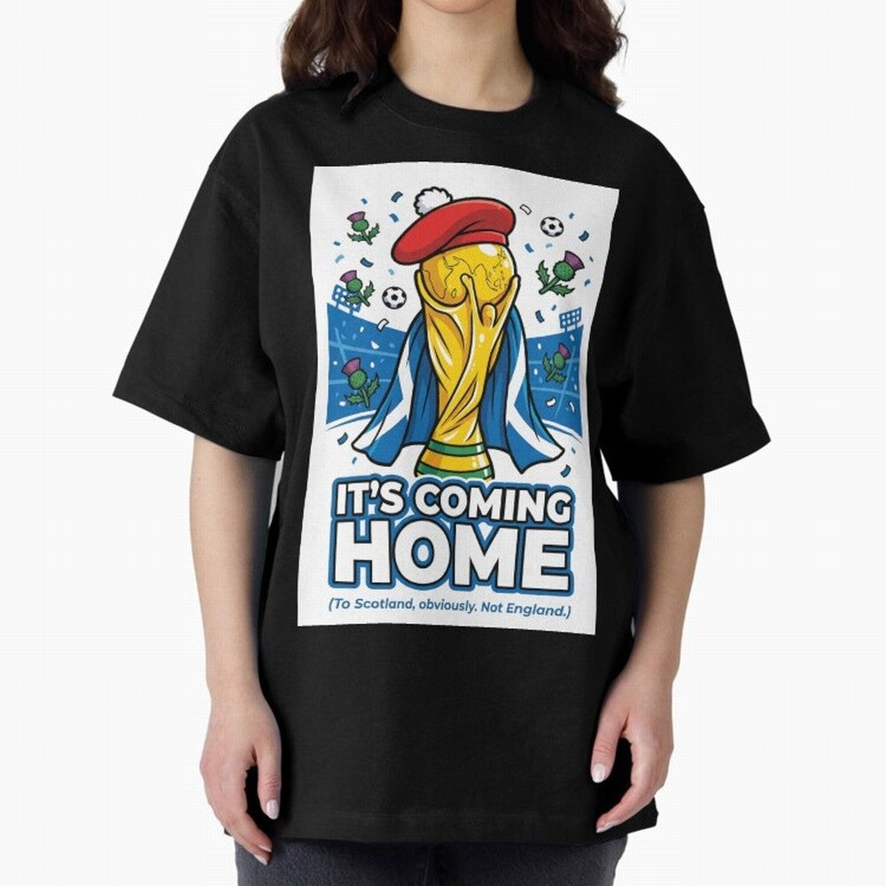 It's Coming Home Oversized T-Shirt Show Championship Spirit for Match Day Hype around FIFA World Cup 2026, Haaland and Mbappe, England, France and Netherlands, Classic Soccer Heritage, Championship Pressure, Fan Loyalty and International Pride;