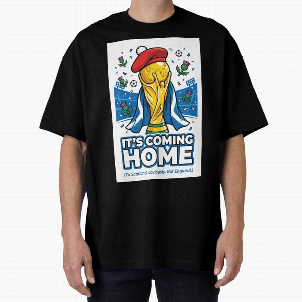It's Coming Home Oversized T-Shirt Show Championship Spirit for Match Day Hype around FIFA World Cup 2026, Haaland and Mbappe, England, France and Netherlands, Classic Soccer Heritage, Championship Pressure, Fan Loyalty and International Pride;