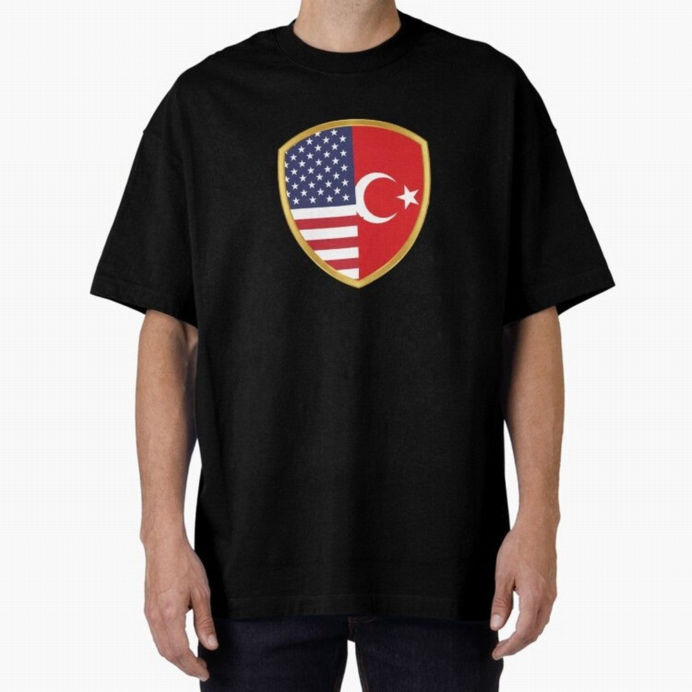 FIFA World Cup -USA v Turkiye Oversized T-Shirt Stand Out with Spirit from FIFA World Cup 2026 Group Stage Spirit, Centered on Brazil, Portugal and Argentina, Neymar, Soccer Culture, Superstar Moments, National Team Dreams and Competitive Fire;